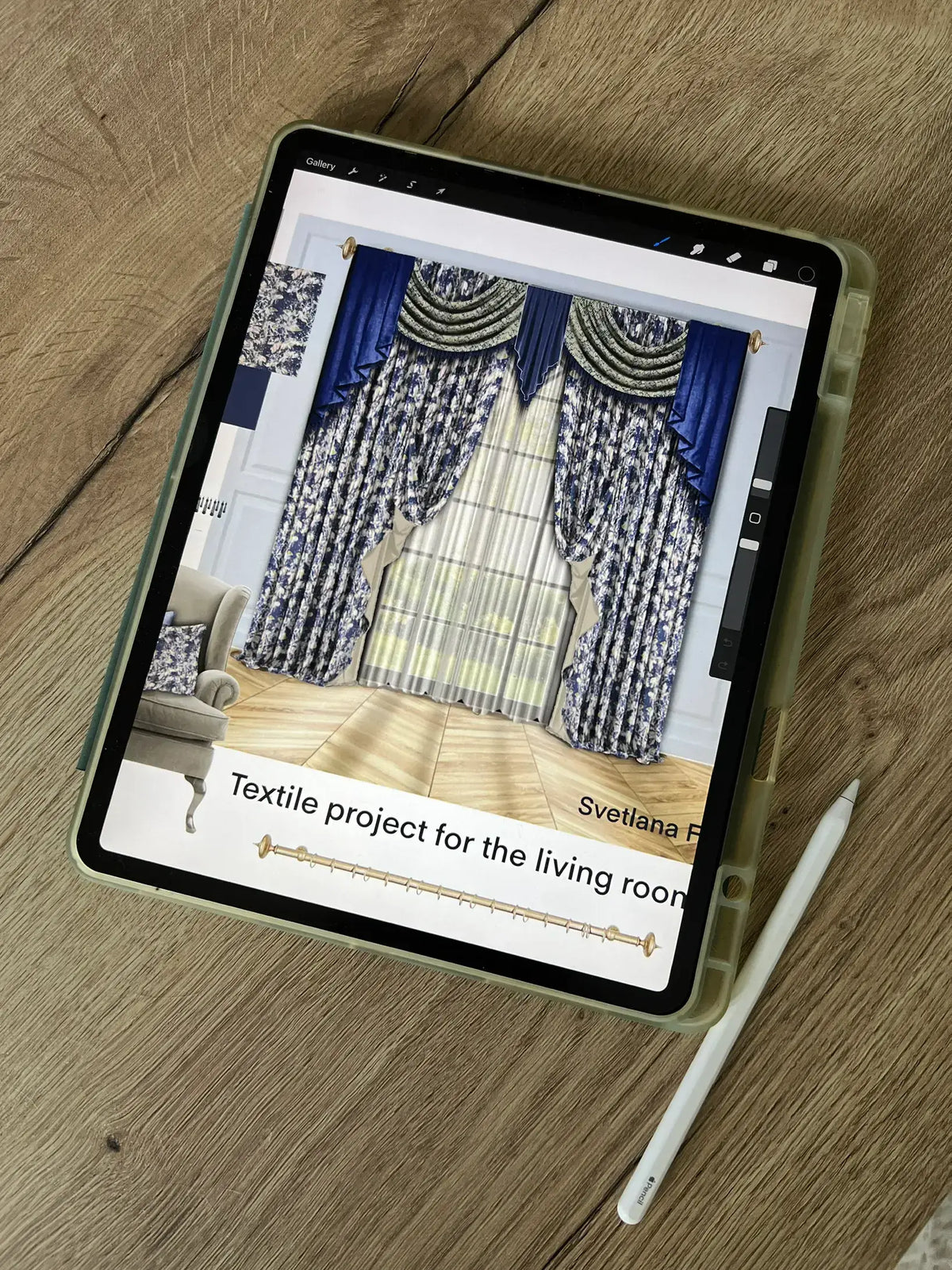 Procreate Brushes for Textile Decorators and Interior Designers 