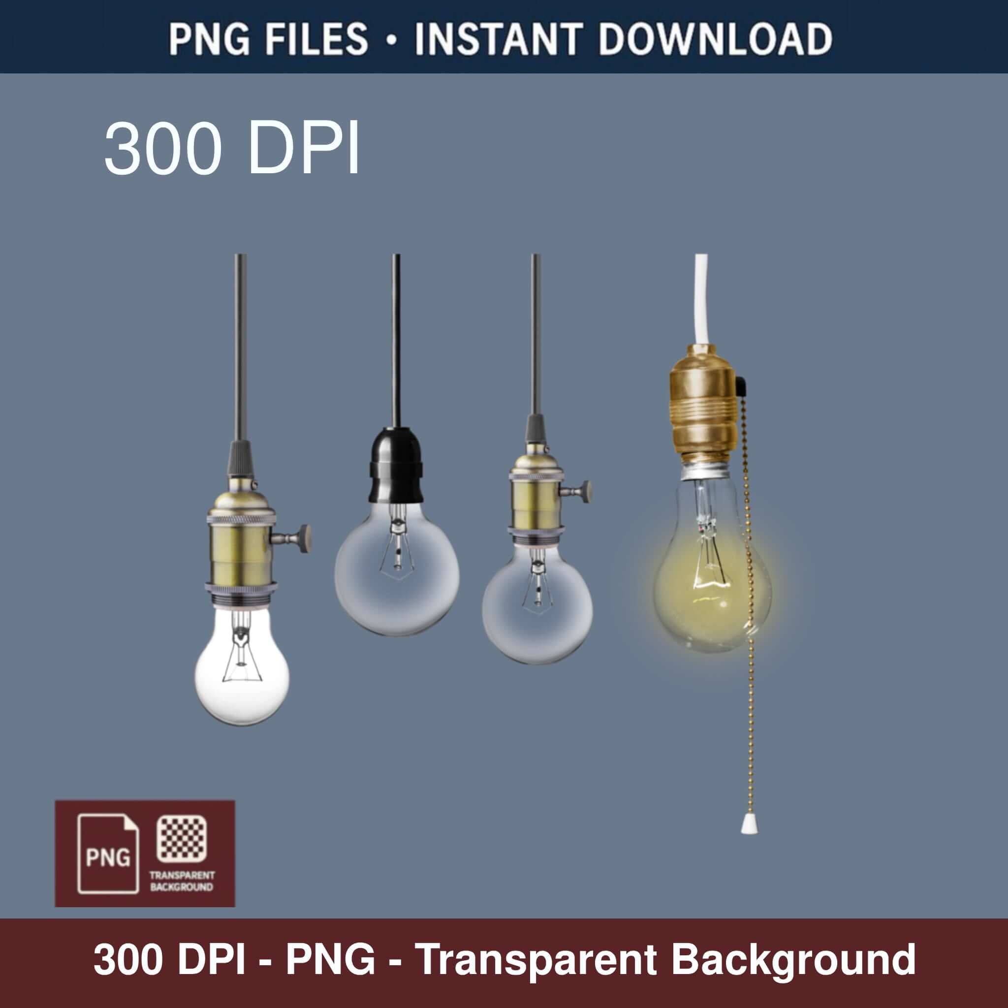 High resolution 300 DPI lights PNG clipart with transparent background
