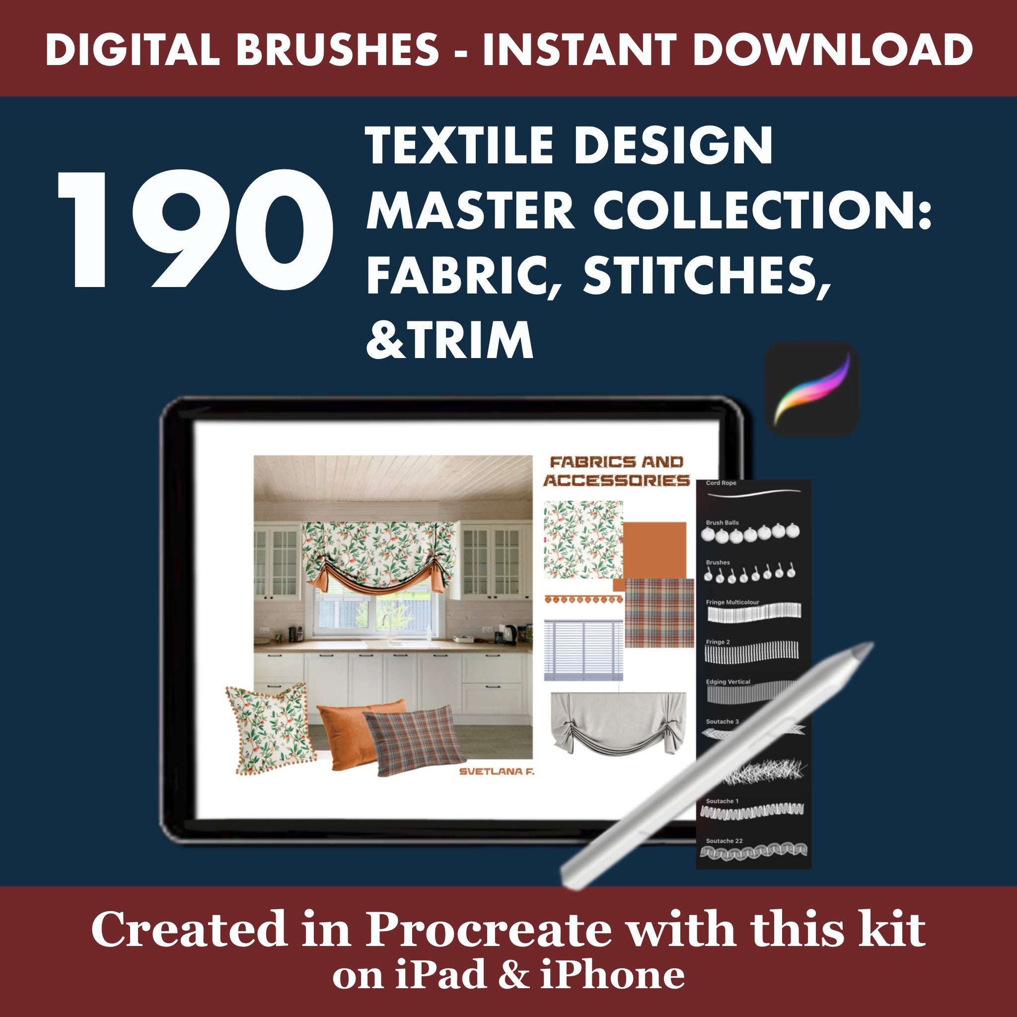 Designed to revolutionize your workflow, this collection allows you to quickly mock up bedding, upholstery, and garment concepts with professional-grade detail and stunning visual authenticity, instantly boosting the quality and speed of your client presentations