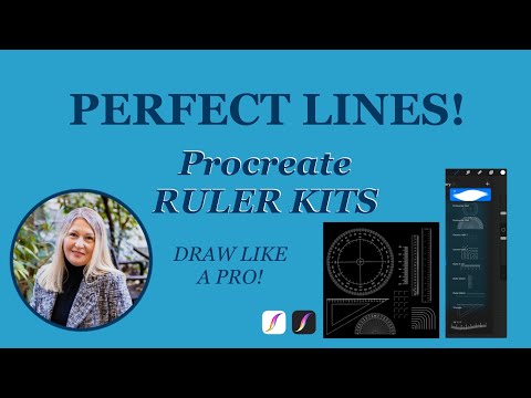 10 Procreate Ruler Brushes: Digital Measurement Kit for Floor Plan
